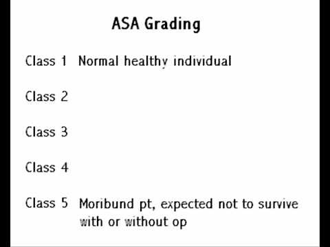 ASA Grading