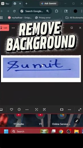 Remove Image Background for free #shorts #techsujal #tech #shortvideo #tutorial #short #background