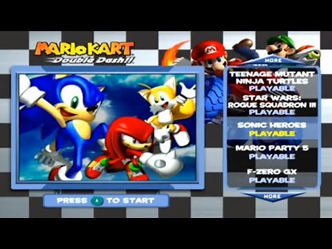 Sonic Heroes Demo - Mario Kart Bonus Disc