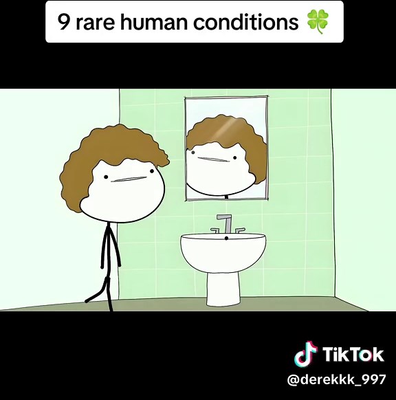 9 rare human conditions 🍀#facts