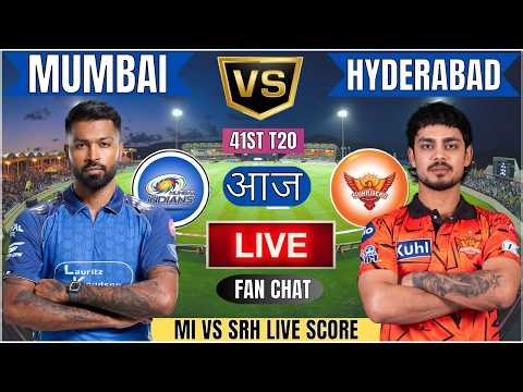 🔴Mumbai Vs Hyderabad IPL 2026 Live Match | MI vs SRH 41st T20 IPL T20 Live 1st Innings #livescore