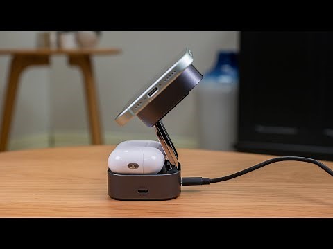 Ugreen 2-in-1 Qi2 Foldable Charging Station: It Fold and Tilts to Fit Right In