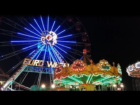 Kids at Family Fun Fair | Carnival FunFair Rides | Amusement Park Fun Fair Ride for Children