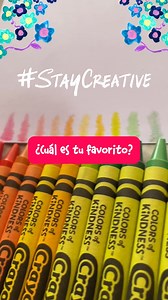 Descubre los Colors of Kindness y déjate llevar por colores que inspiran amabilidad. ¿Cuál es tu favorito? #ColorsOfKindness #StayCreative | Crayola