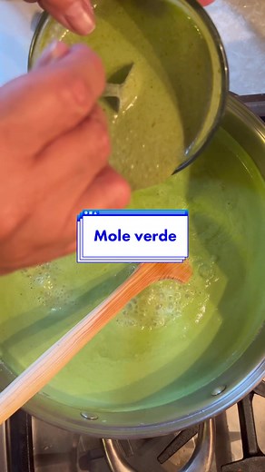 Receta del Mole Verde con Puerco