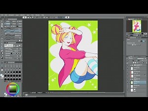 イラストを描いてみよう : 基本の着色：アニメ塗り|CLIP STUDIO PAINT