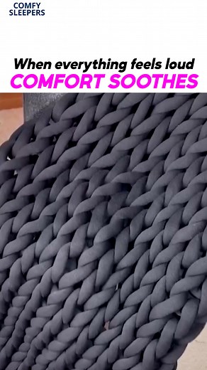 Better Sleep Starts Here  Our Ultra-Soft Knit Blanket Wraps You In Warmth That Feels Like A Hug, Easing Tension, Melting Stress, And Keeping Those “Why Is It So Cold?” Nights Far Away. Soft, Heavy, And Deeply Soothing Comfort You’ll Crave Every Night ️ Buy Now & Get 30 Nights Of Coziness Guarantee | Comfy Sleepers | Facebook