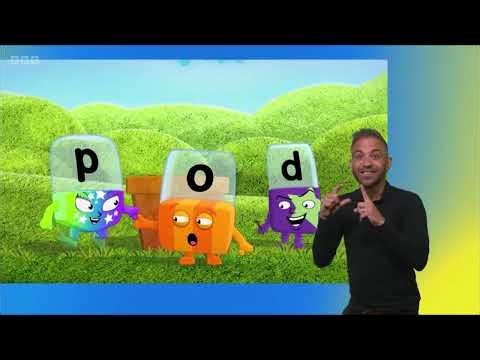 CBeebies | Sign Zone: Alphablocks - S02 Episode 5 (Dog)
