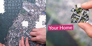 96K views · 47 reactions | Test how well you know your neighborhood with these custom jigsaw puzzles!  Get yours here: bluecrate.com/zip-puzzles-fb | I Want One | Facebook