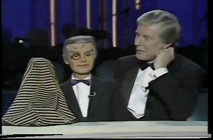 The greatest ventriloquist: Ray Allen with "Lord Charles".