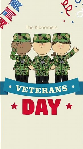 Veteran's Day Poppy Song | The Kiboomers #shorts