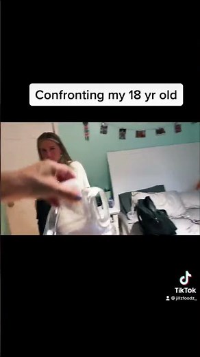 Confronting my 18 yr old.