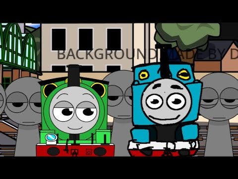 Sprunki Thomas Reskin, added Temu Thomas and Percy Animation