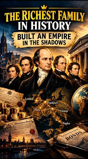 The Richest Family in History Built an Empire in the Shadows 💰 #rothschild #finance#shorts