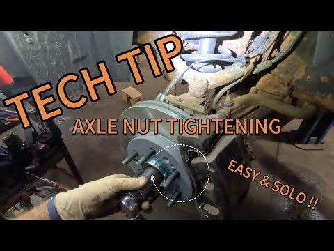 TECH TIP TUESDAY! AXLE NUT TIGHTENING // HOW-TO