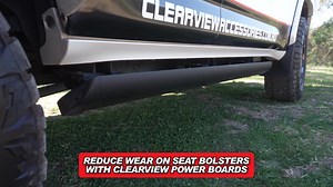 Minimise wear and tear on your seats with Clearview Power Boards! If you have difficulty getting in and out of your 4x4 and find you’re rubbing against or sliding on the seat bolsters, these are the perfect solution for you. The Power Boards make entering your vehicle much easier by lowering up to 300mm from the door sill. When you close the door, the boards neatly tuck away. Learn more now: https://www.clearviewaccessories.com.au/powerboards/ #Clearviewaccessories #Electricsidesteps #Retractabl