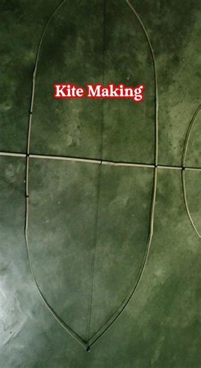 Easy kite making at home 🪁🏡 #kite #shorts