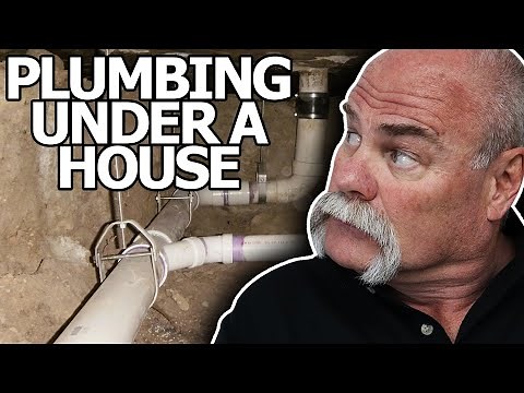 Crawling Under a House to Fix Broken Sewer Lines - Life of a Plumber
