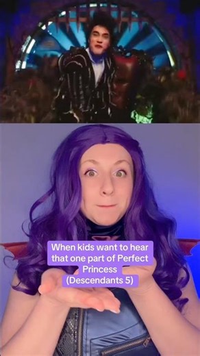 When They Want To Hear That One Part Of Perfect Princess #descendants #shorts #singing