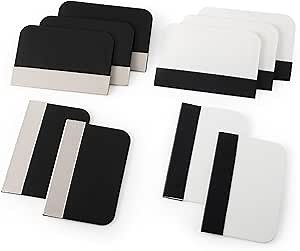 Gomake 10pcs Vinyl Squeegee Wallpaper Smoothing Tool Screen Pretector Squeegee for Removing Air Bubbles, or Removing Glass Decals