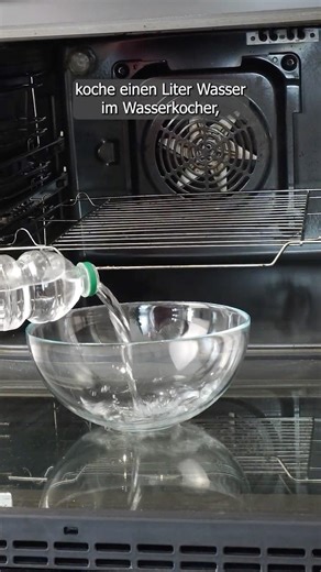 Do this after every use of the oven. You'll never have to scrub again.