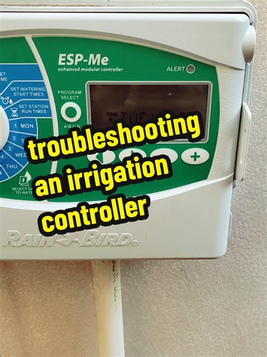 Troubleshooting an irrigation controller #sprinklersystem #sprinklertutorials #homeservices #irrigationcontroller #irrigationtech
