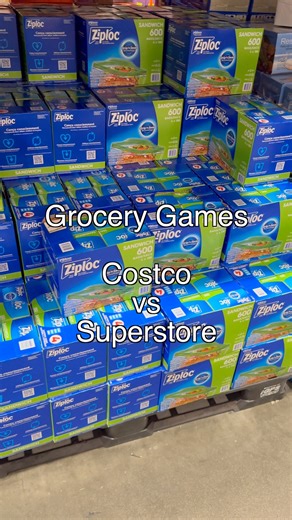 Costco vs Superstore -- Ziploc Sandwich Bags #groceryshopping #grocerystore #costco #costcofinds #canada | Andy Shen