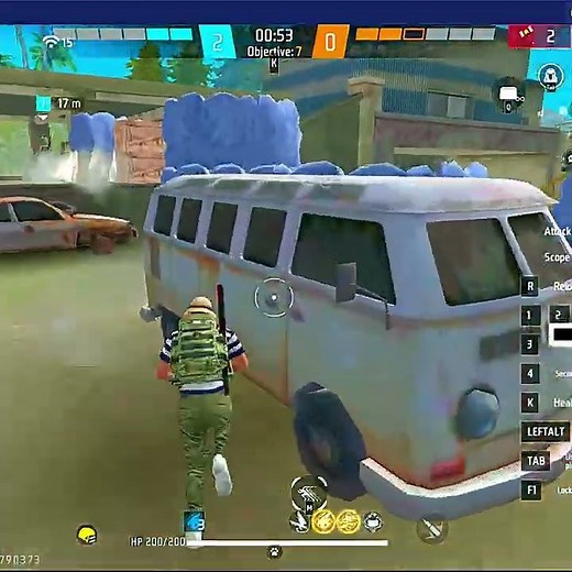 blue stacks beta 1v2 #freefire