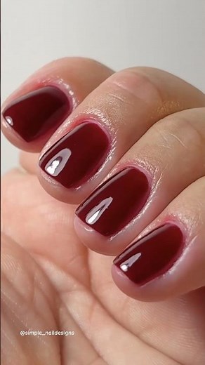 Dark red ♥️🥀 #orly #dark #shorts