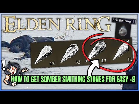 Elden Ring - How to Get INFINITE Somber Smithing Stones 5 6 7 8 9 Location Guide - Fast +9 Weapons!
