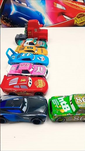 Cars, Chick Hicks Pushed Jackson Storm, Mcqueen, McQueen Cars, Pixar Cars #cute #cars #disneycars