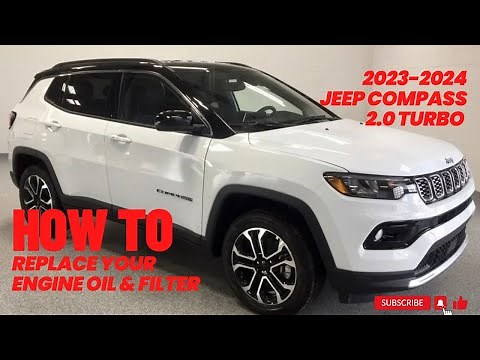 How To Change Your Engine Oil And Filter On A 2024 Jeep Compass 2.0 Turbo