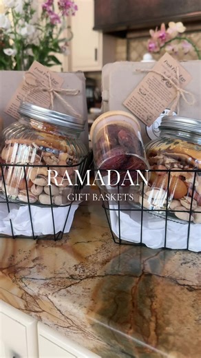 Ramadan Day 1 Let’s make simple Ramadan gift baskets! #ramadan #ramadanmubarak #ramadangifts #ramadan2026 #ramadanmoments
