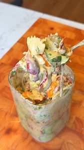 What’s in This Fresh Vegan Pesto Pasta Salad?