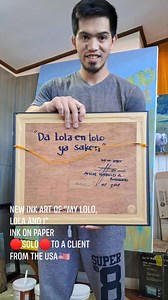 New Ink Art of "My Lolo, Lola and I" Ink on paper 🔴SOLD🔴TO A CLIENT FROM THE USA🇺🇲 #art #artist #contemporaryart #artwork #drawing #Benguet #haroldbanario #MountainProvince #Ifugao #painting | Igorot ARTizan