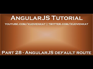 AngularJS default route