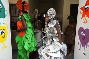 Nigerian Teens Create Fashion from Trash to Fight Pollution - The National Herald