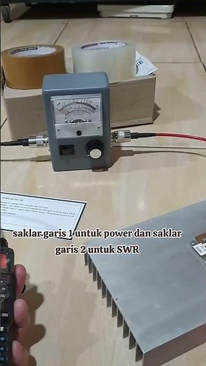 Uji Sensitivitas DIY SWR & Power Meter VHF