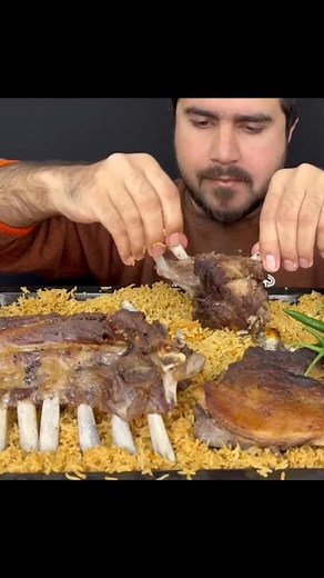 Eating Mutton Ribs #asmr #mukbang #eating #food