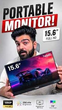 This Portable Monitor Changed My Setup! 🔥 Helett LogicView Lite Review