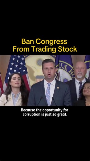 166K views · 11K reactions | If you want to trade stocks, don’t run for office. A new bipartisan bill would finally ban members of Congress and their families from profiting off insider info. Let’s get this passed. Take action NOW! represent.us/restorehope #Stock #StockBanNow #AntiCorruption #Congress #Activism #Corruption #FixTheSystem | RepresentUs | Facebook