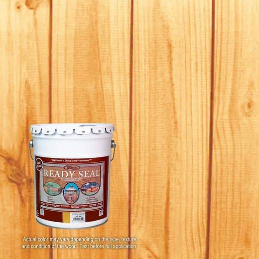 Reviews for Ready Seal 5 gal. Natural Light Oak Exterior Wood Stain and Sealer | Pg 1 - The Home Depot