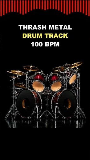 Thrash Metal Track 100 BPM 🔥 Metal Jam Sessions #guitar #drums #heavymetalsongs