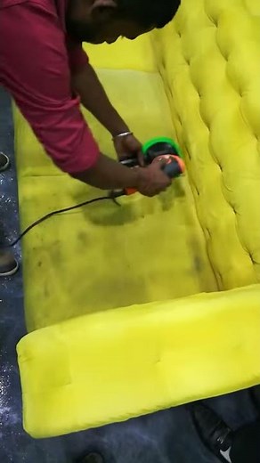 sofa cleaning new technology | how to clean sofa fabric #shorts