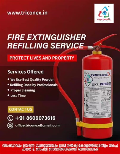 #FireExtinguisherRefilling | Triconex Solutions