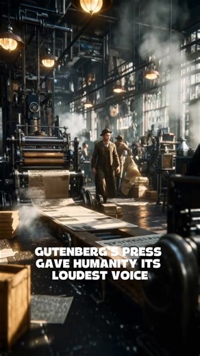 How Gutenberg’s Printing Press Changed the World 📜✨ Before the internet, before electricity… one man gave humanity its loudest voice. In 1440 CE, Johannes Gutenberg of Mainz, Germany, invented the printing press, turning ink and metal into a force that spread knowledge across the world. His movable metal type made books affordable, sparked the Renaissance, and reshaped history forever. #Gutenberg #PrintingPress #HistoryTok #EducationalTikTok #WorldHistory #Innovation #Invention #renaissance #bo