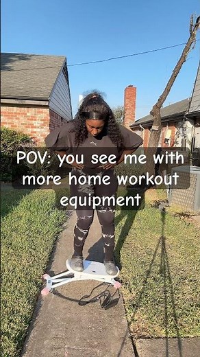 Trying out the Merach Fitness Ski Machine - exercise equipment for thigh workouts at home!
