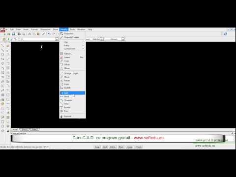 Prezentare curs C.A.D. / Autocad cu program gratuit, curs Autocad