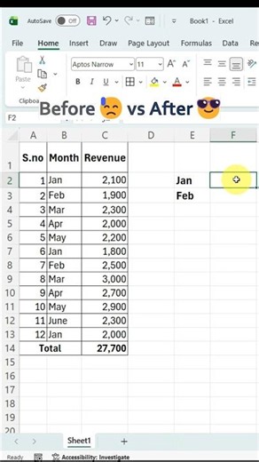 Excel SUMIF Trick ⚡ Before vs After Productivity Hack