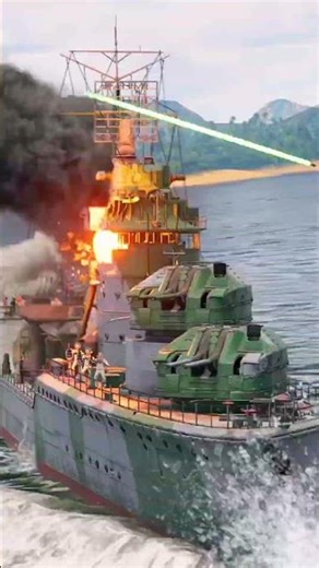 Total Naval Control 🔥 | Epic Intense Battleship #shorts #reels #gaming #trending